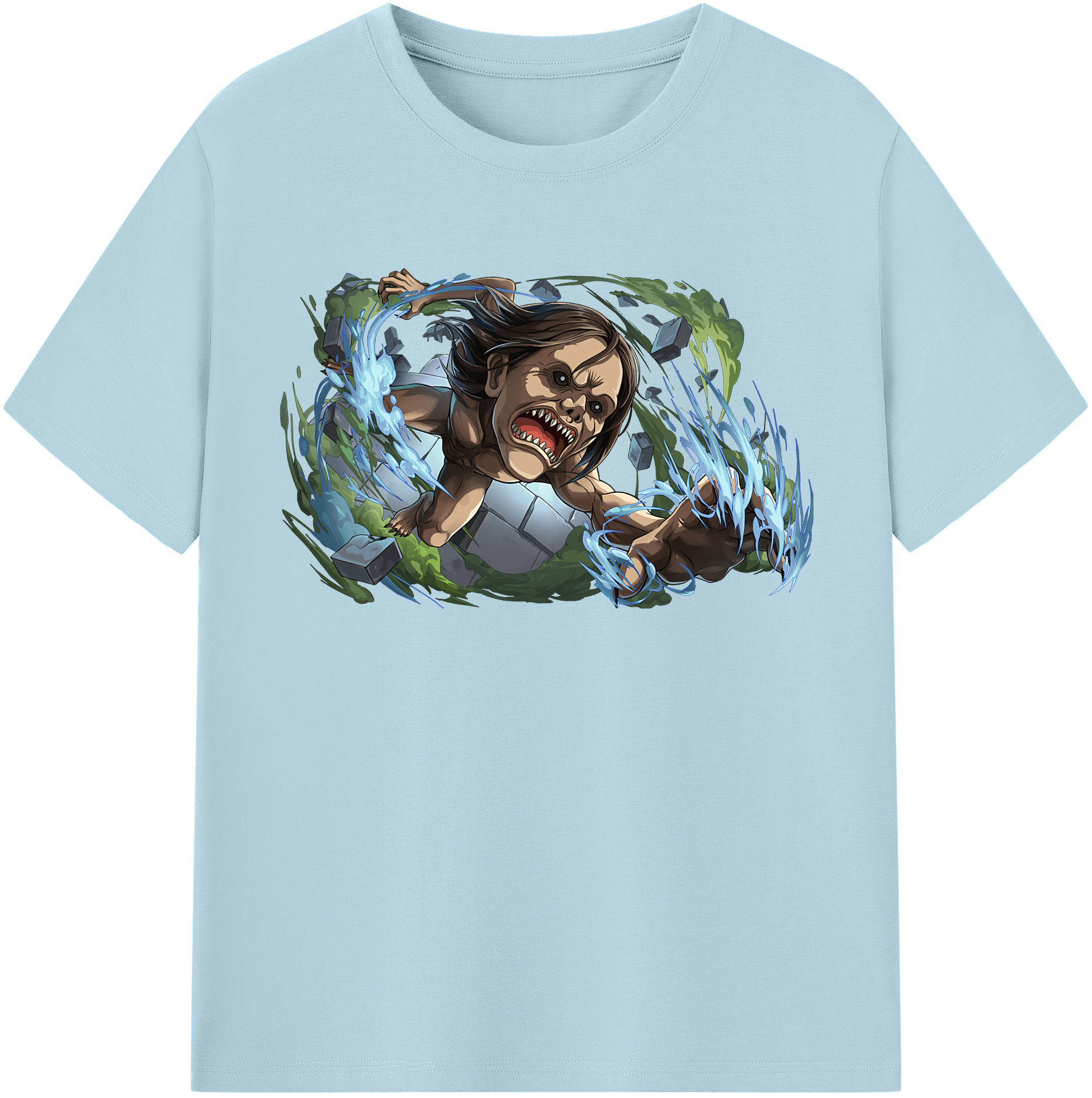 （画像用） 進撃の巨人 Attack on Titan 綿100％半袖Tシャツ（フロントプリント）